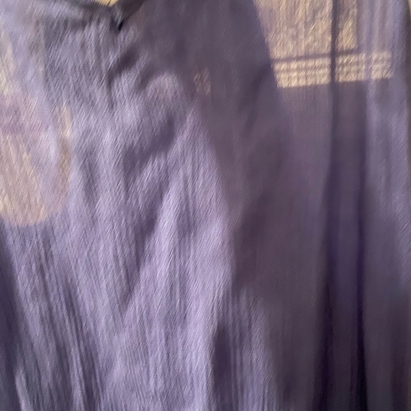 AREA STARS Beach Cover Up Dress Women’s L Pom Pom Hem Sundress Blue NWT - Picture 7 of 12